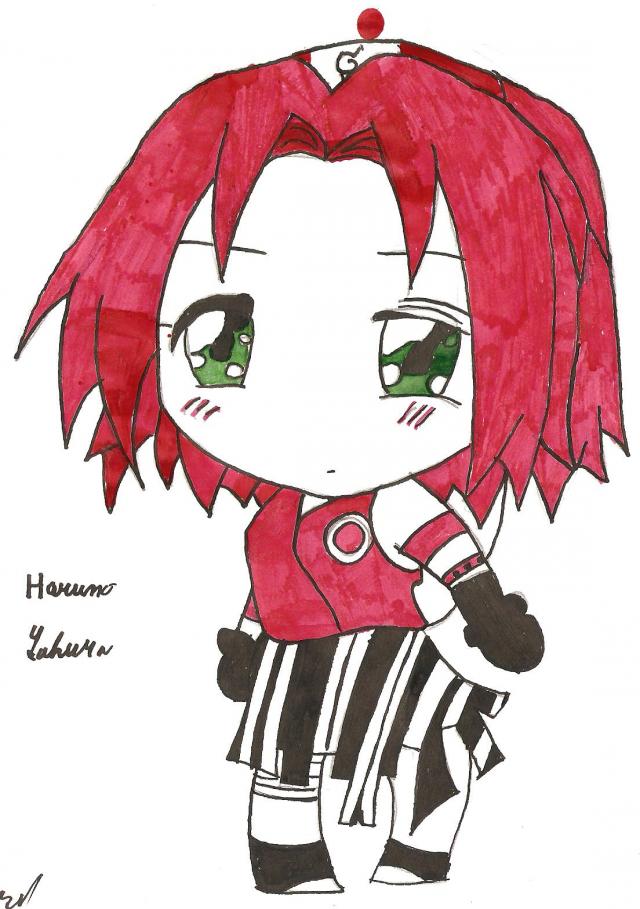 chibi sakura-tuš